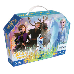 Puzzle "70 Glitter" - Prietenia magică. Disney Frozen