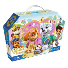 Puzzle "70 Glitter" -  Drăguțele Skye and Everest. Viacom PAW Patrol