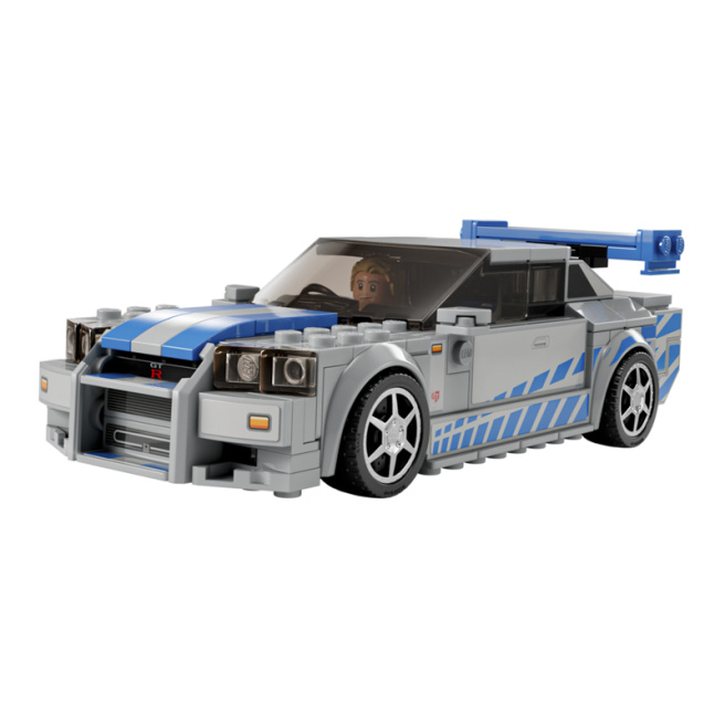 Конструктор LEGO Speed Champions 2 Форсаж 2 Nissan Skyline GT-R (R34)