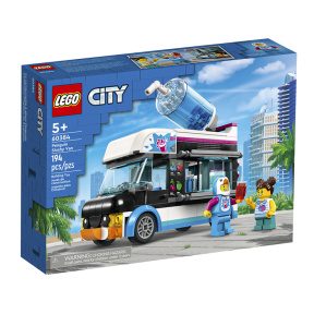 Constructor LEGO City Vagon cu noroi a lui Pinguin