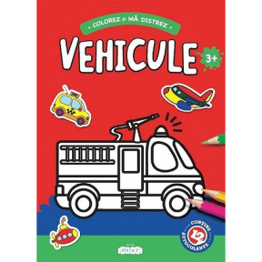Vehicule 3+, conține 12 autocolante