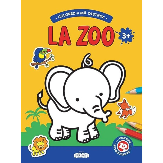 La zoo 3+, conține 12 autocolante