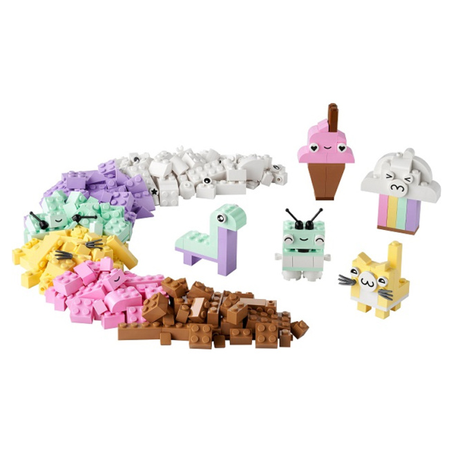 Конструктор  LEGO Classic Креативное веселье в пастельных тонах