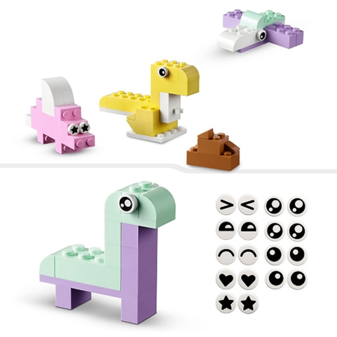 Конструктор  LEGO Classic Креативное веселье в пастельных тонах