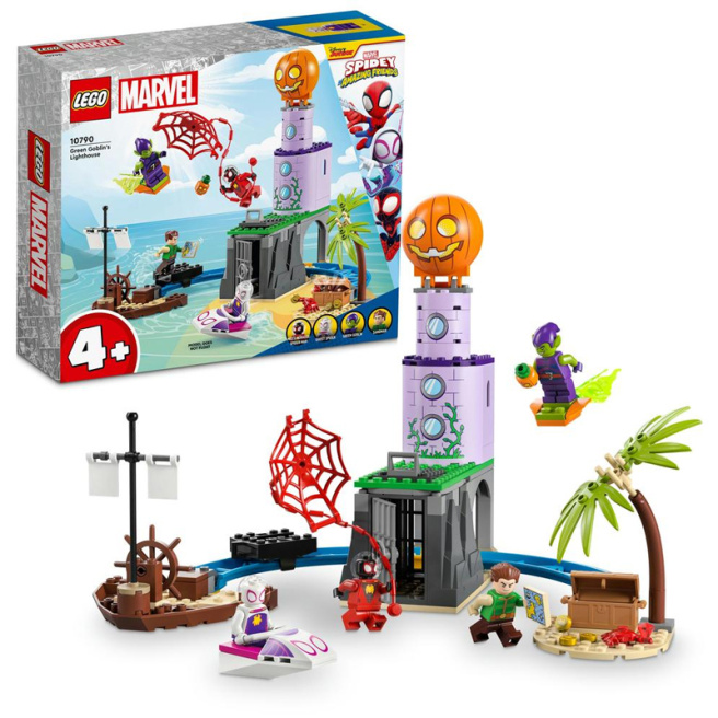 Конструктор  LEGO Команда Пауков на Маяке Зеленого Гоблина