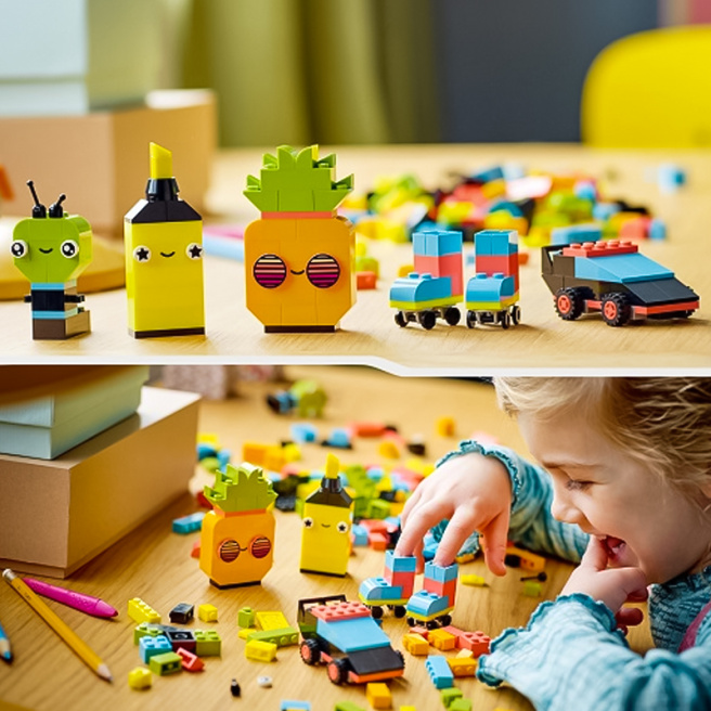 Конструктор  LEGO Classic Креативное неоновое веселье