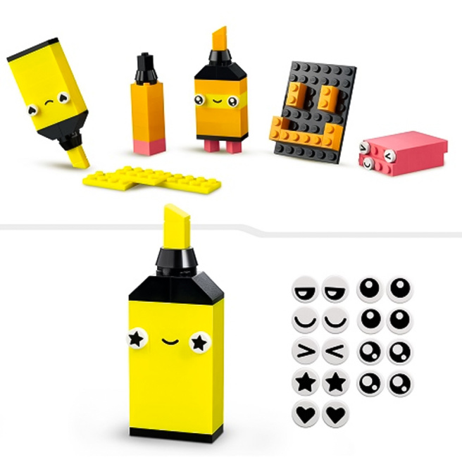 Конструктор  LEGO Classic Креативное неоновое веселье