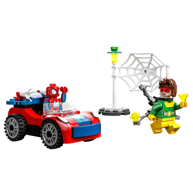 Constructor LEGO Mașina lui Spider-Man și Doc Ock
