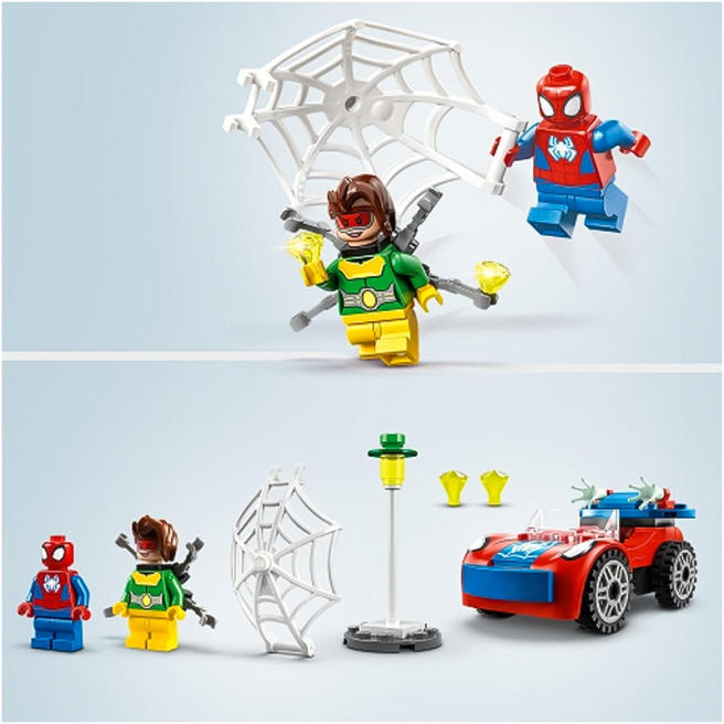 Constructor LEGO Mașina lui Spider-Man și Doc Ock