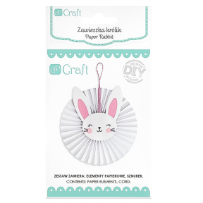 Set pentru creație, pandantiv Make a Bunny, 20 cm