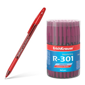 Ручка шариковая ErichKrause 0,7 мм R-301 Original Stick&Grip