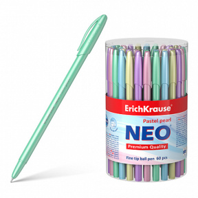 Ручка шариковая ErichKrause 0,7 мм Neo Pastel Pearl, синяя
