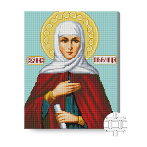 Икона Святой Анны, 40х50 см, алмазная мозаика