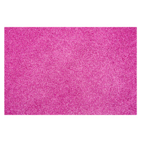 Фоамиран EVA глиттерный 1,8 мм, A4, цвет розовый