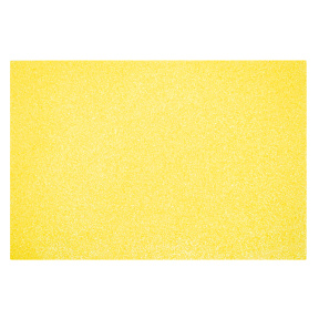 Foamiran EVA cu sclipici 1,8 mm, A4, culoare galbenă