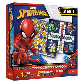 TF Игра настольная 2в1 Ludo/Snakes & Ladders Spider-Man