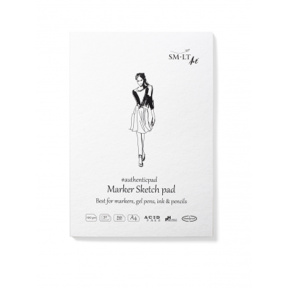 SMLT Sketchbook, Authentic, bloc lipit, А4, Marker, layout