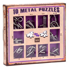 "10 Metal Puzzles. Set Violet"