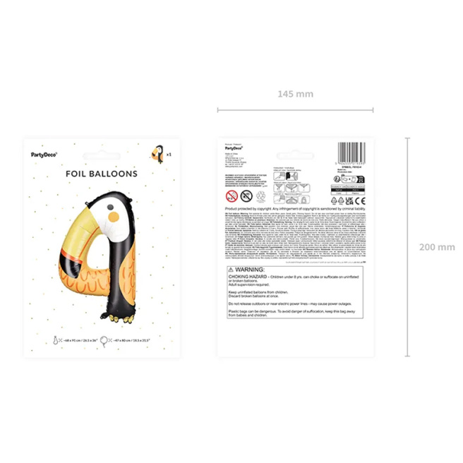 Balon de folie Cifra Animals, Tucan