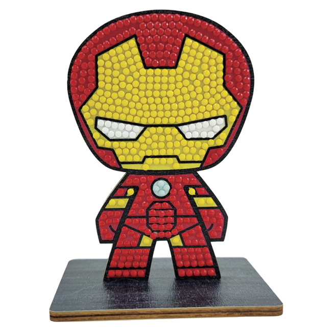Figurină cu mozaic cu diamante. Iron Man