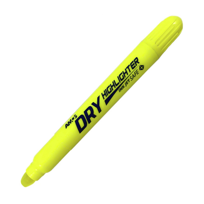 Textmarker AMOS uscat, galben