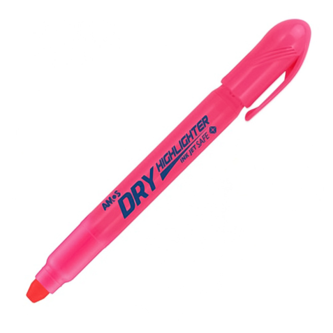 Textmarker AMOS uscat, roz