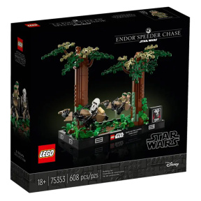 Constructor LEGO Star Wars TM Diorama Endor Speeder Chase