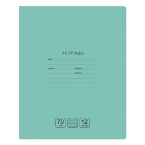 Тетрадь 12 л. частая косая линия с дополнительной горизонтальной BG "Отличная"