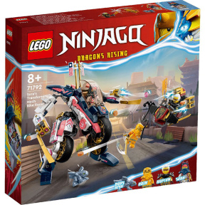 Constructor LEGO Ninjago Biciclist robot transformer a lui Sora