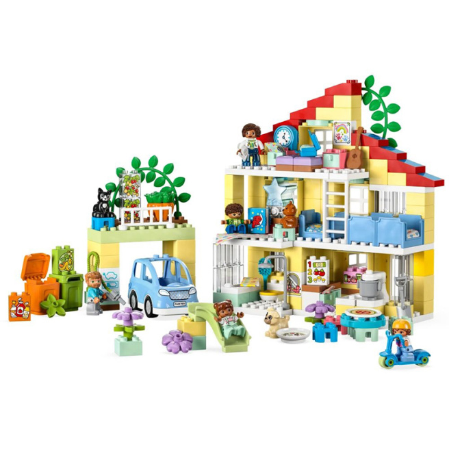 Constructor LEGO DUPLO Casă familială 3 în 1