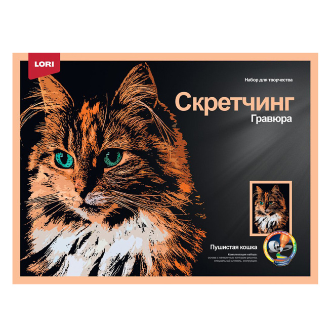 Скретчинг, Животные Пушистая кошка