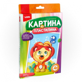 Картина из пластилина Львенок, Lori