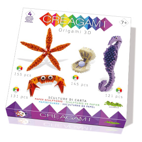 Модульное оригами Морские животные, набор 4 фигурки