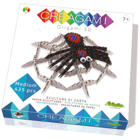 Origami modular Păianjen cu pânză (set mediu)