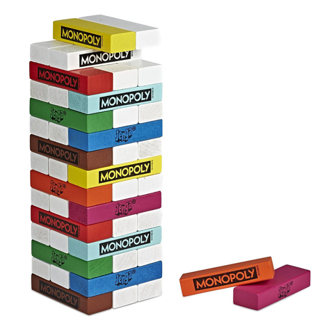 Monopoly. Jenga