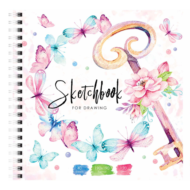 Sketchbook ArtSpace "Ethno style", cu spirală, А5, 40 foi