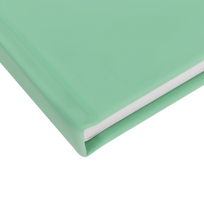 Sketchbook Greenwich Line, turcoaz, piele artificială, cu elastic, 40 foi
