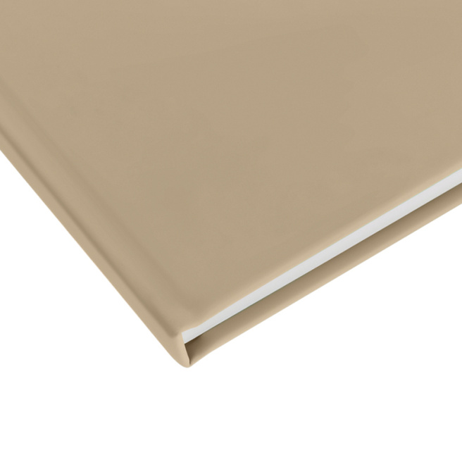 Sketchbook Greenwich Line, bej, piele articială, cu elastic, 40 foi