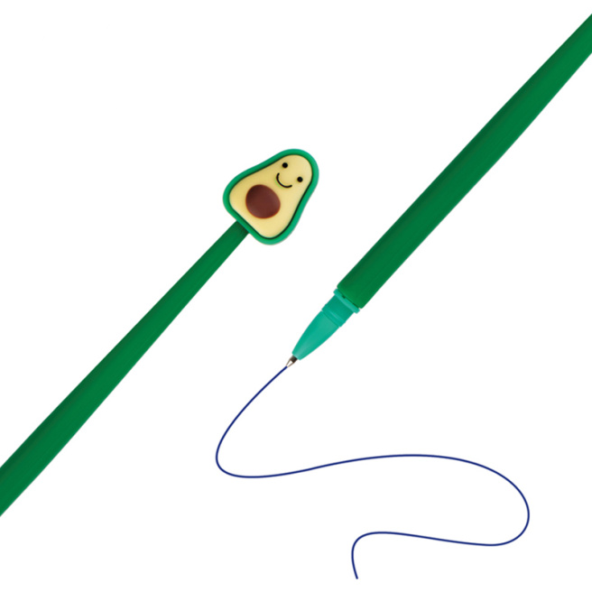 Ручка шариковая MESHU "Avocados" синяя, 0,7мм, корпус ассорти