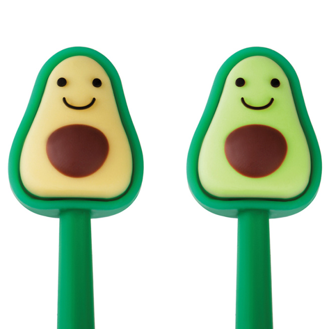 Ручка шариковая MESHU "Avocados" синяя, 0,7мм, корпус ассорти