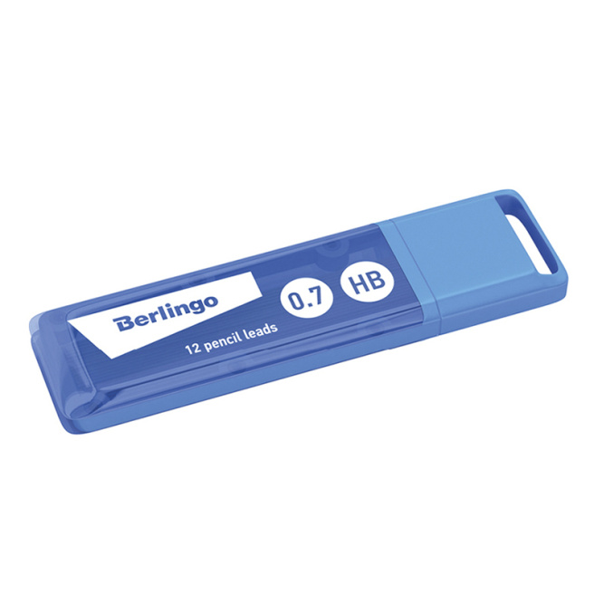 Rezervă pentru creion mecanic Berlingo HB 12 buc., 0,7мм