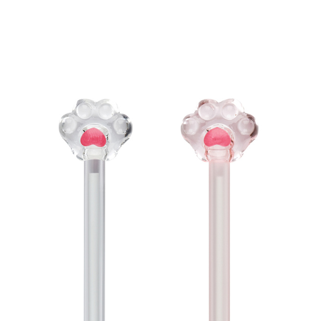 Pix cu bilă MESHU "Crystal Paw" 0,7mm, albastru, asorti
