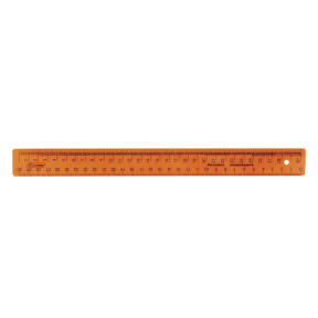 Riglă cutter STAMM 30 cm, portocaliu