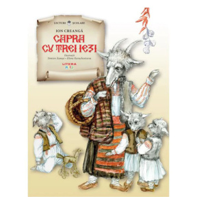Lecturi școlare/ilustrații. Capra cu trei iezi