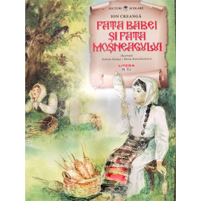 Lecturi școlare/ilustrații. Fata babei și fata moșneagului