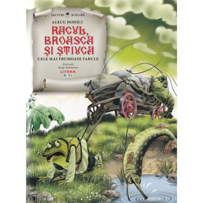 Lecturi școlare/ilustrații. Racul, broască și știucă