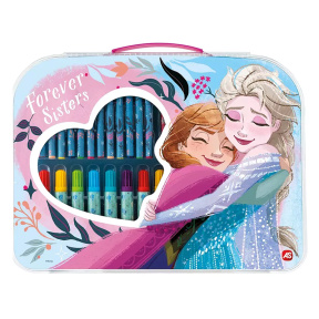 Set pentru desen în valiză Frozen, 34 articole