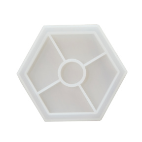 Mold din silicon pentru suport Hexagon, d=115 mm