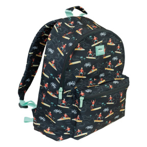 Ученический рюкзак MILAN "Aloha" 21 L черный
