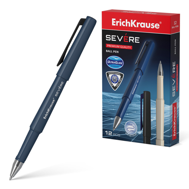 Pix cu bilă ErichKrause 0,7 mm Severe, albastru
